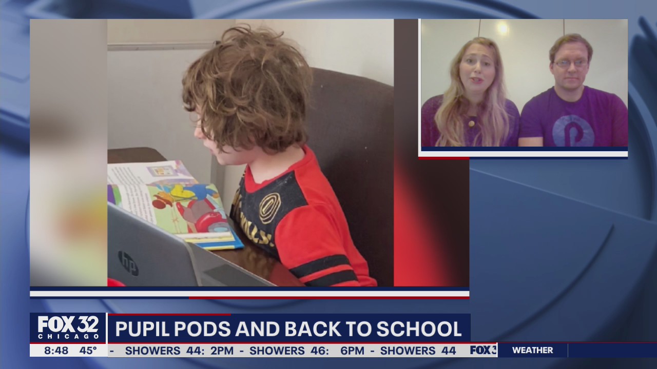 Couple develops 'pupil pods' for remote learning