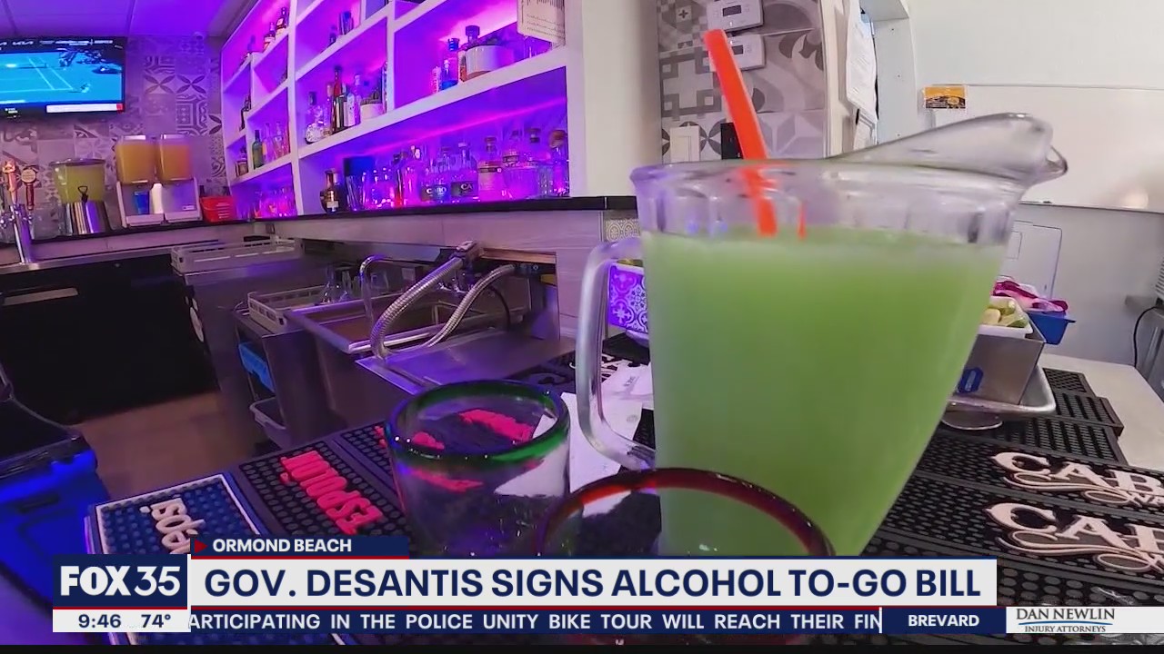 Gov. DeSantis signs bill making to-go alcohol permanent