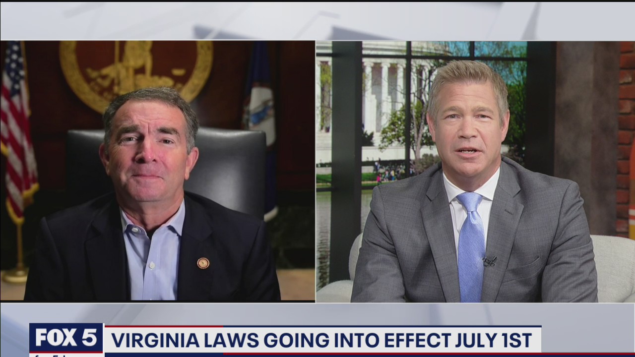 1-on-1 With Gov. Northam: New marijuana, gun laws go into effect July 1 in Virginia