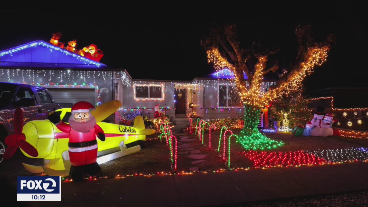 Firefighter and nurse's holiday display ransacked by vandals in Santa Rosa