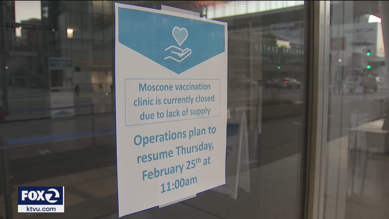 Moscone Center plans to reopen vaccine appointments Thursday