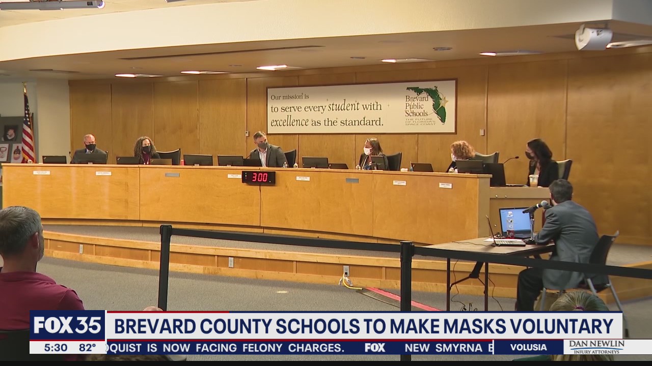 Brevard County schools to make masks voluntary next school year