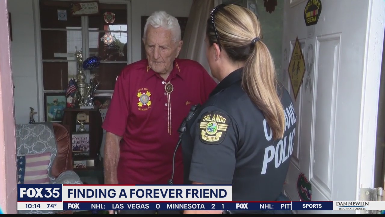 Orlando police officer, WWII veteran develop lasting friendship