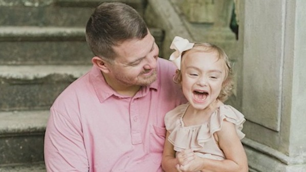 4-year-old born with kidney disease receives transplant from her father