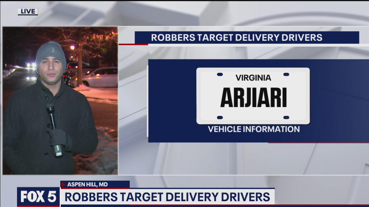 Robbers target delivery drivers