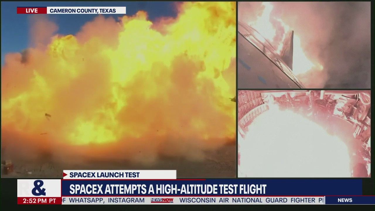 SpaceX's shiny, bullet-shaped Starship crash-lands in Texas