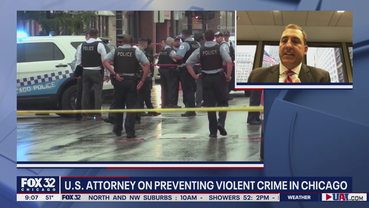 U.S. attorney talks Chicago violent crime, cooperation between law enforcement agencies