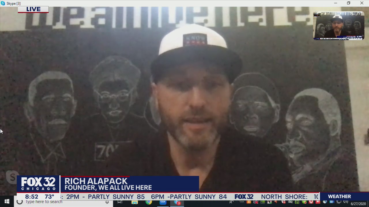 Chicago artist spreads message of positivity and inclusivity