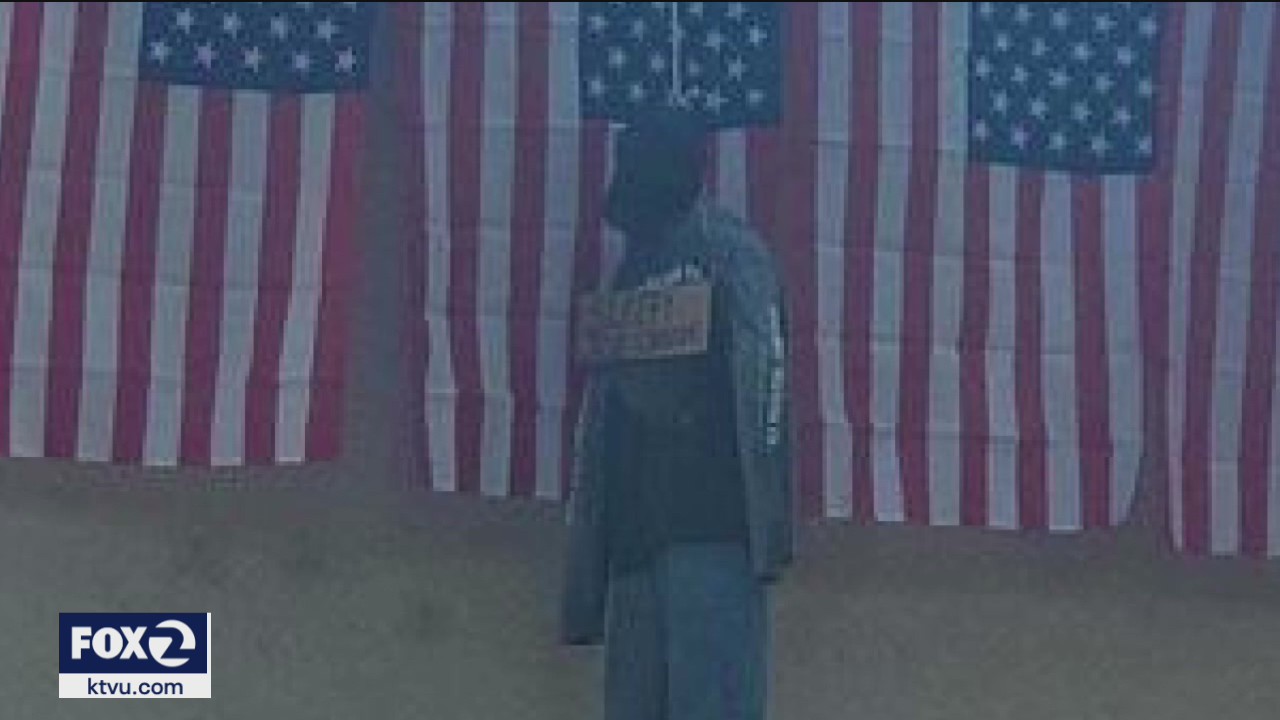 Brentwood residents on edge after neighbor's political display