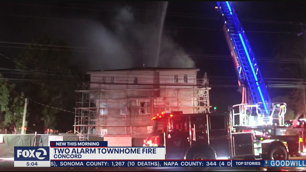 Fire at Concord apartment under construction