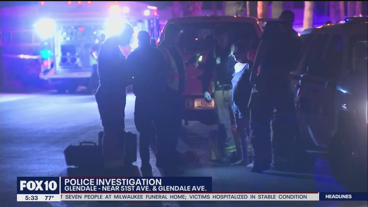 Woman in custody following stabbing, fire in Glendale