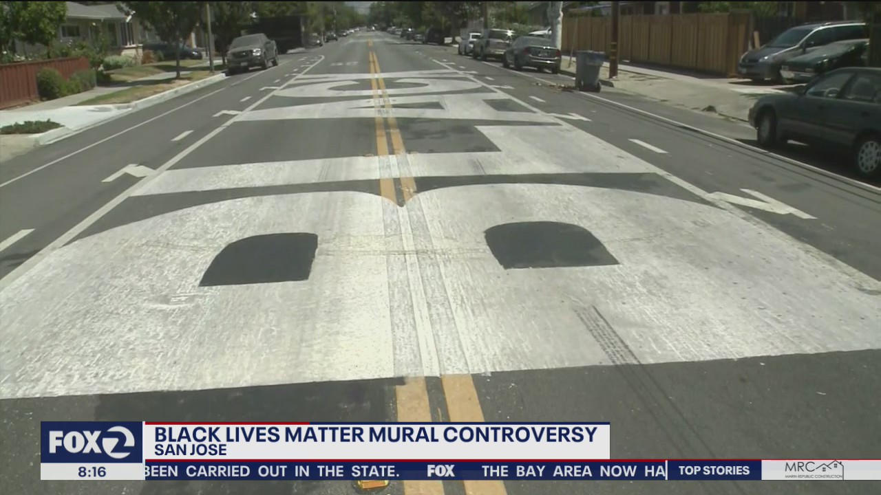 Leaders wonder what to do with BLM sign in San Jose