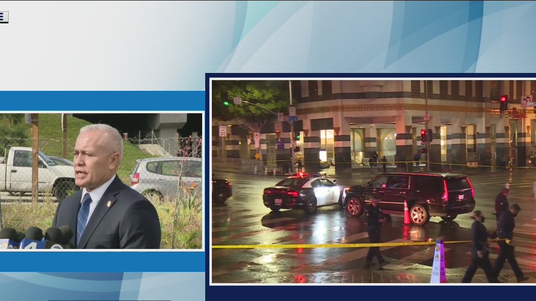 Officials provide update following terrifying and deadly shooting spree in downtown Los Angeles that left two dead
