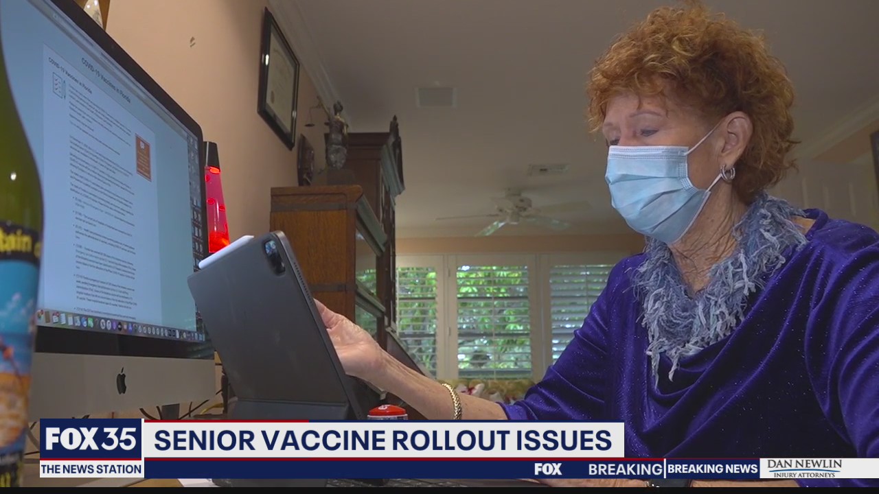 Seniors in Florida still facing vaccine rollout issues