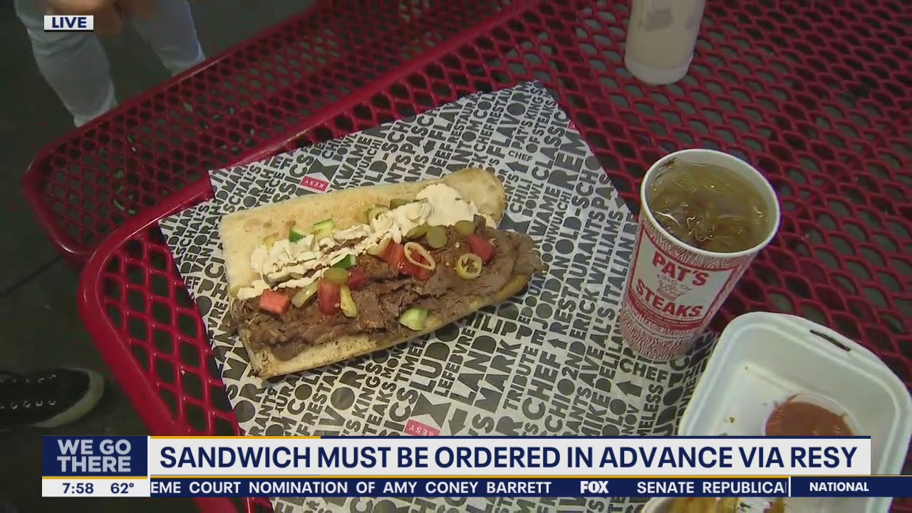 Pat's Steaks selling Israeli-inspired steak sandwich Sunday