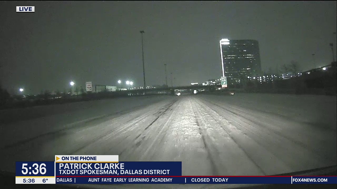 TxDOT crews monitoring North Texas roads