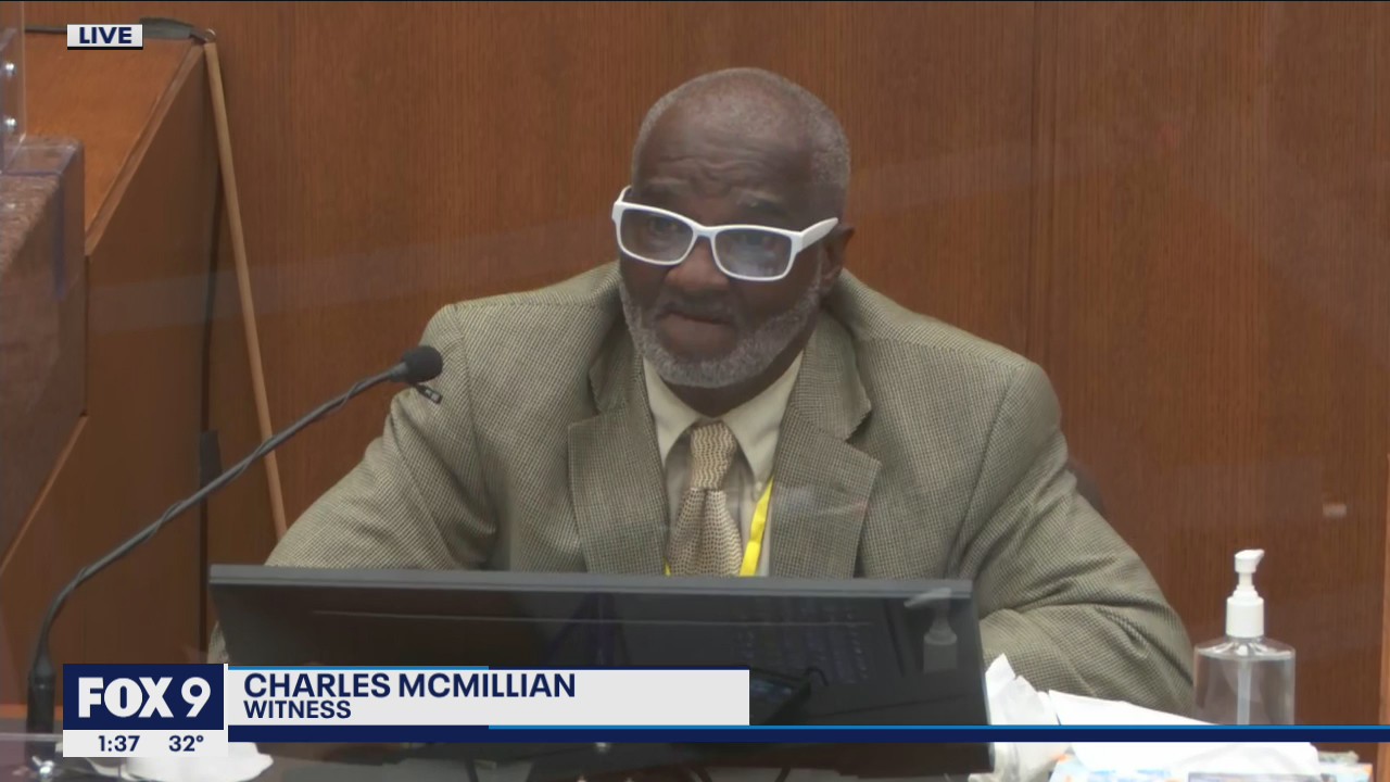 Witness Charles McMillian says he told George Floyd 'you can't win' with police