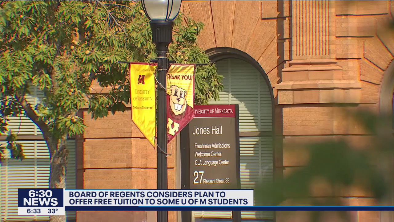 University of Minnesota considers plan for free tuition for students with family income of $50K or less
