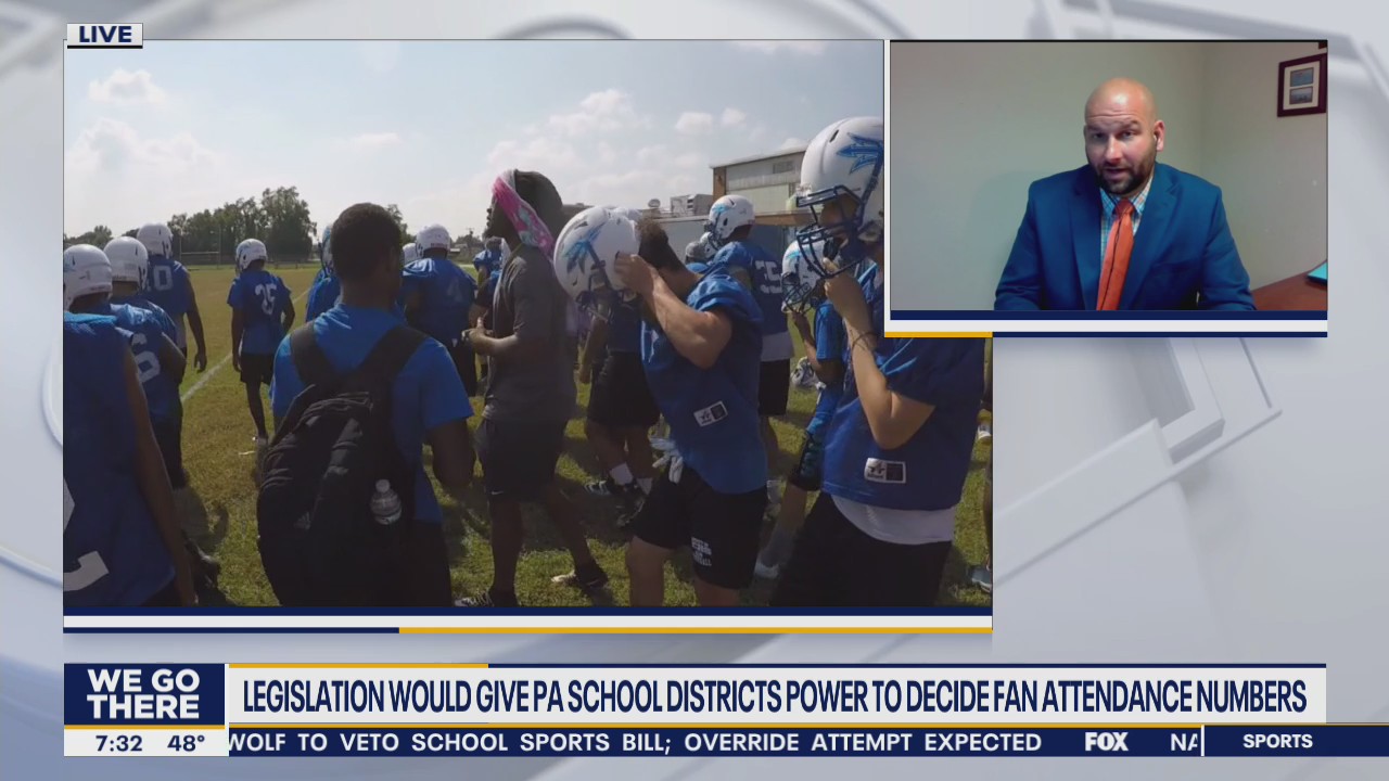 Governor Wolf announces veto on bill that gives power to school districts to decide fan attendance