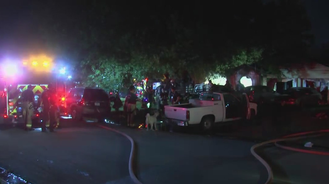 Woman hospitalized after house fire in west Houston