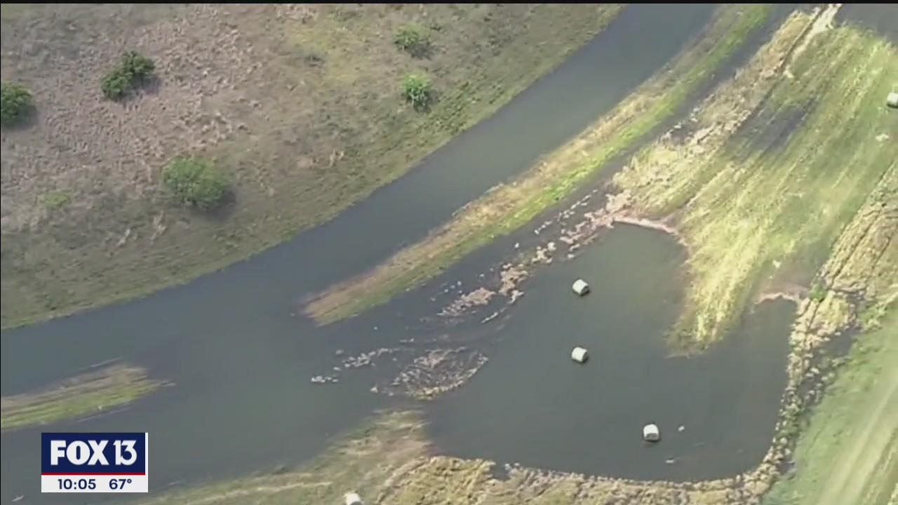 Crews trying to contain Piney Point breach