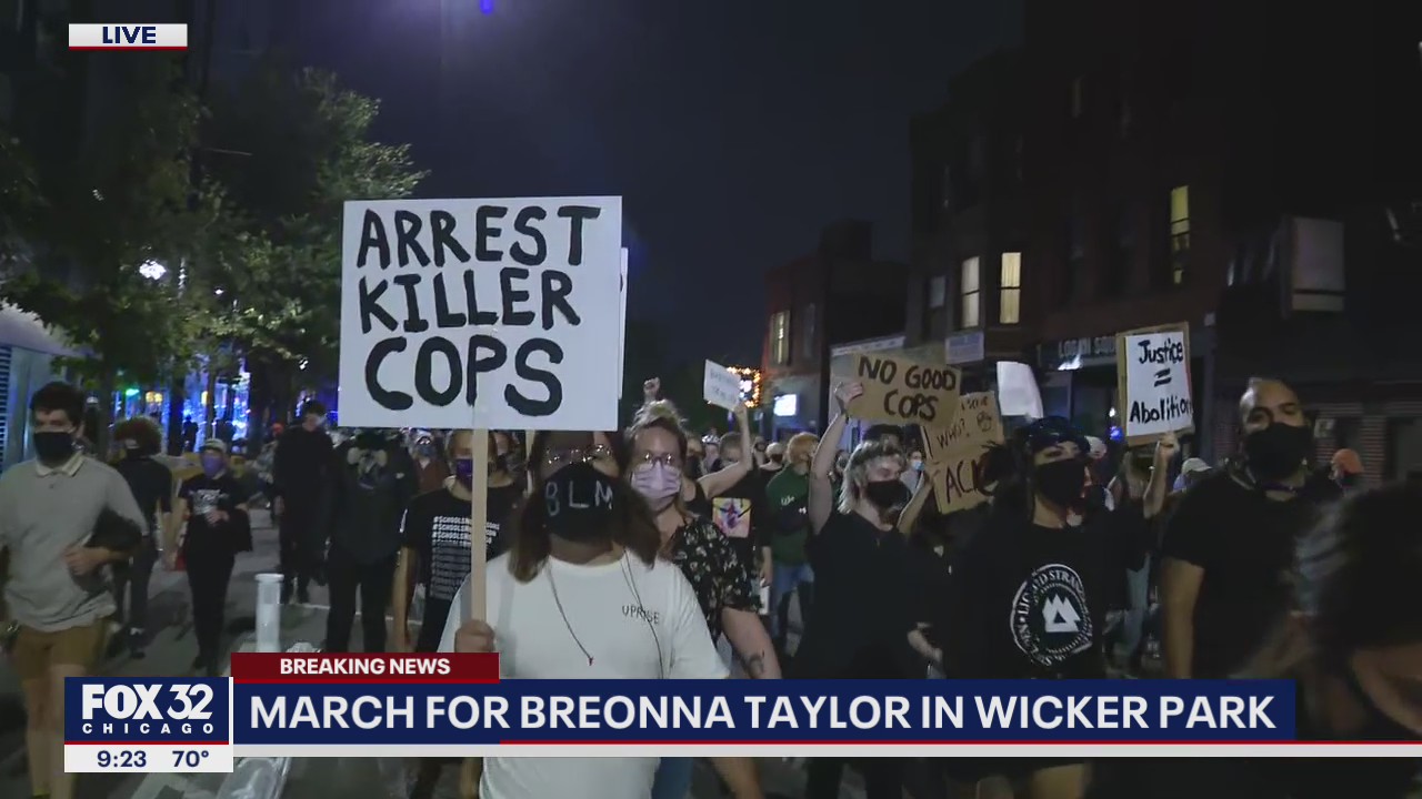 March for Breonna Taylor in Wicker Park