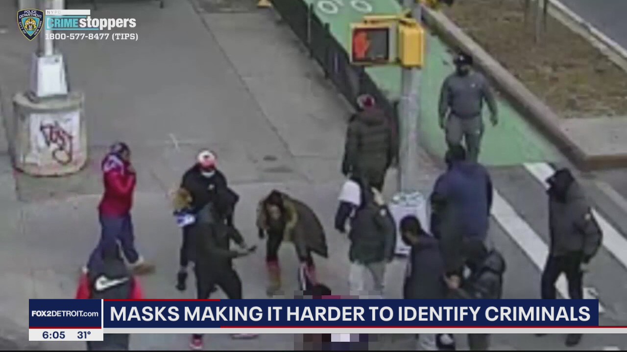 Pandemic face masks interfere with crime stopping on camera