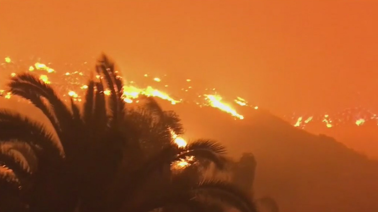 Santa Ana winds prompt Red Flag warning