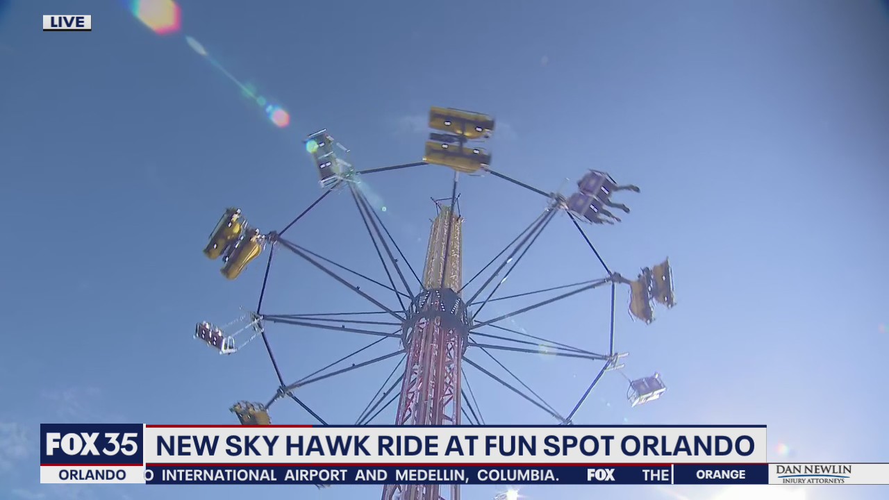 New Sky Hawk ride at Fun Spot Orlando