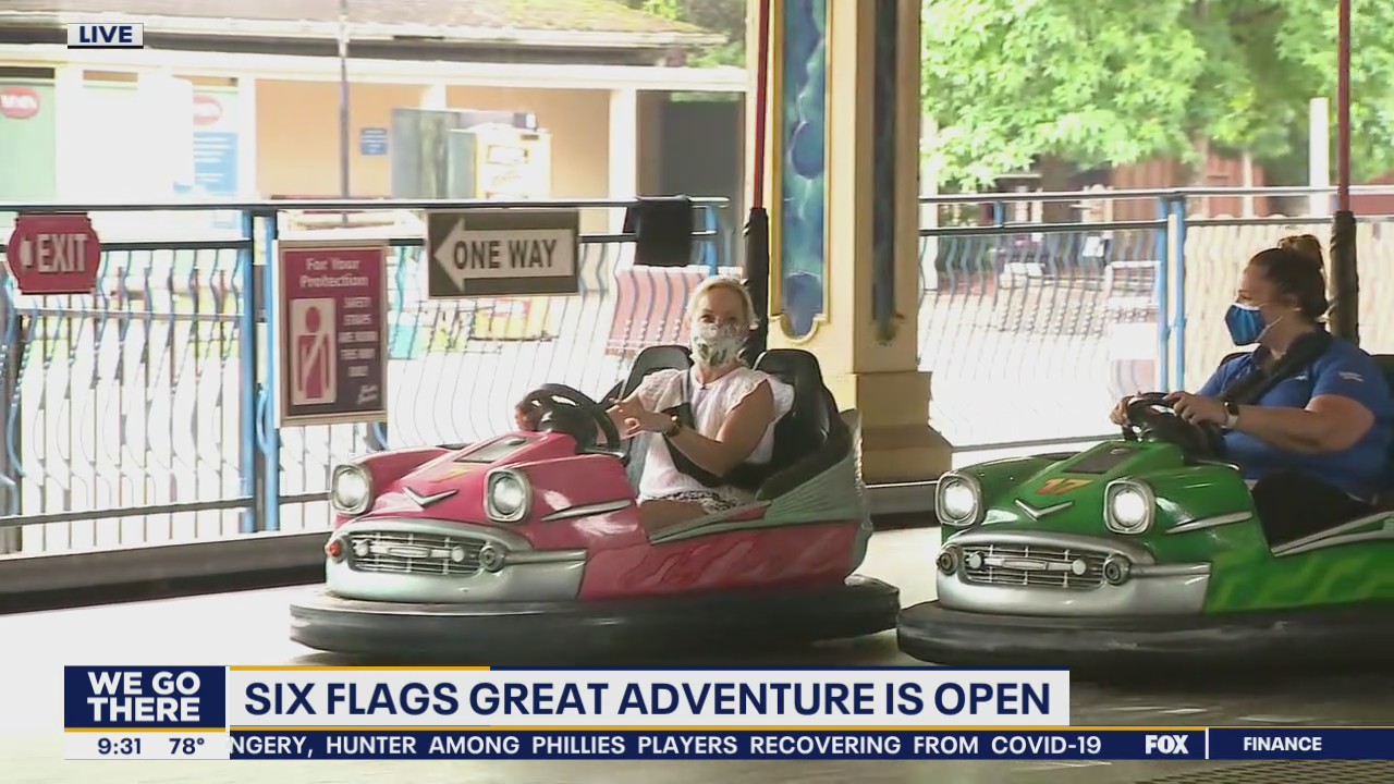 Six Flags Great Adventure reopens the rides