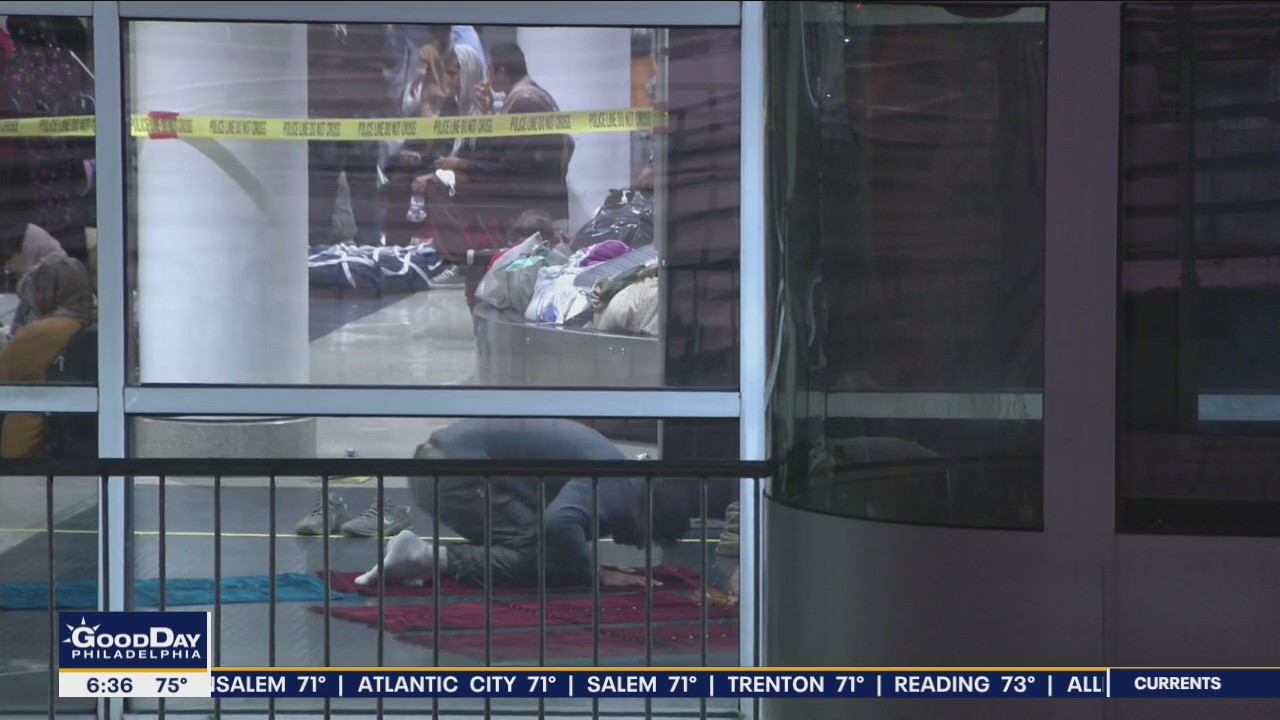 Thousands of evacuees from Afghanistan pass through Philadelphia International Airport