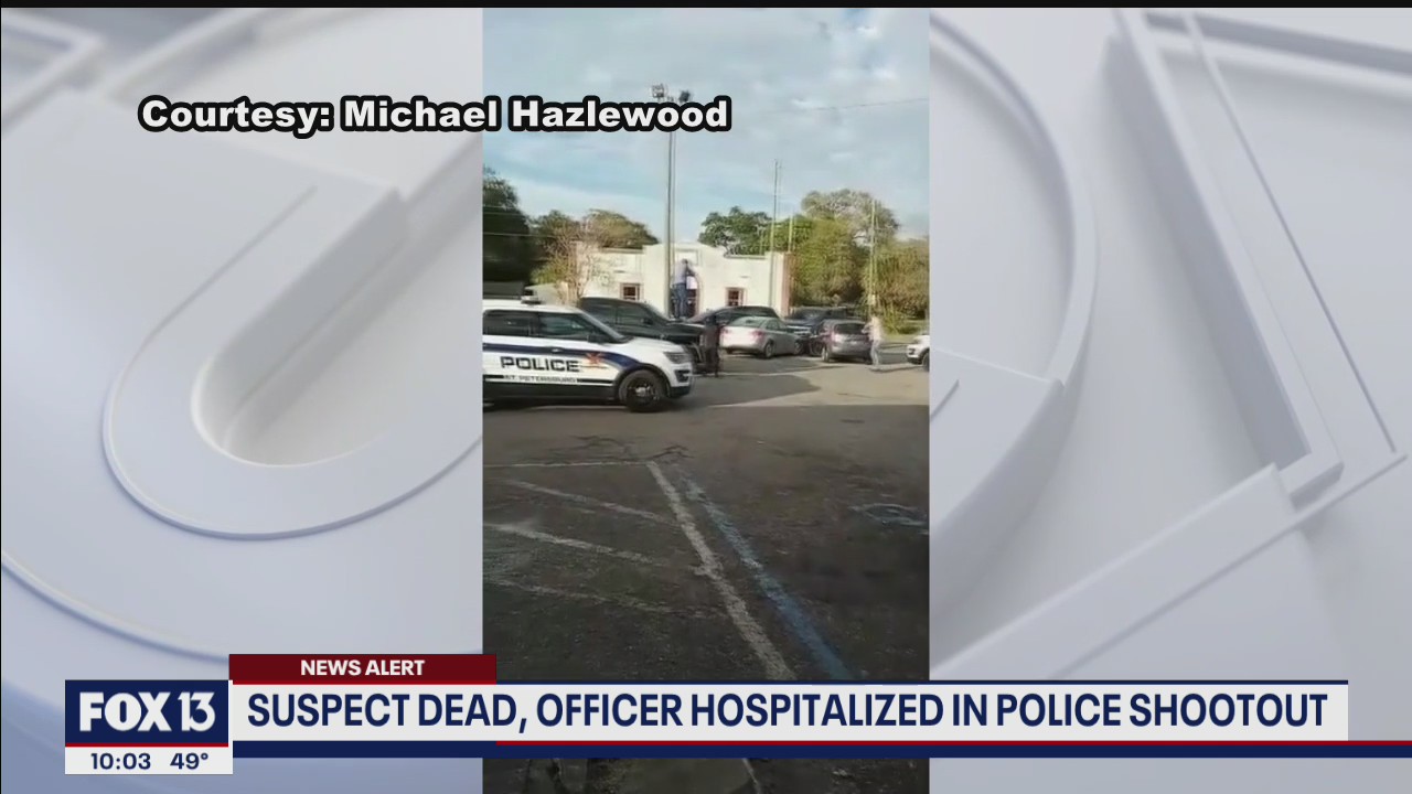 Officer shot, suspect dead in St. Pete shooting