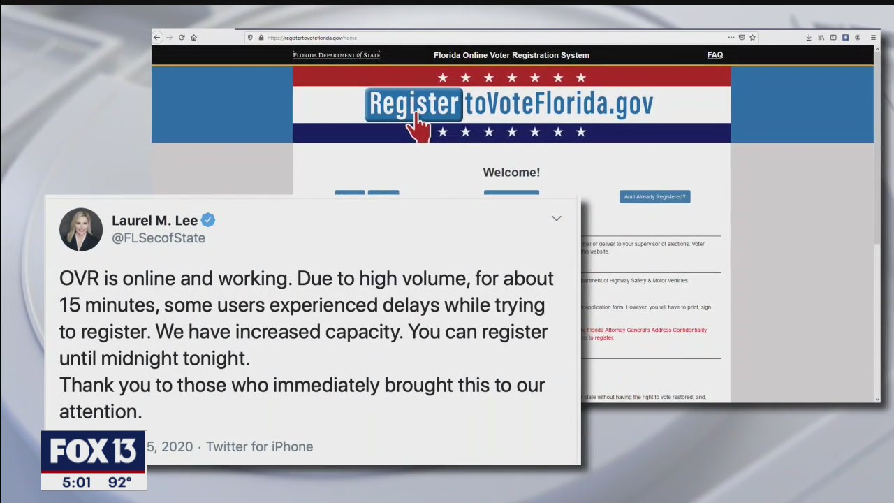 Registration deadline extended after website crashes