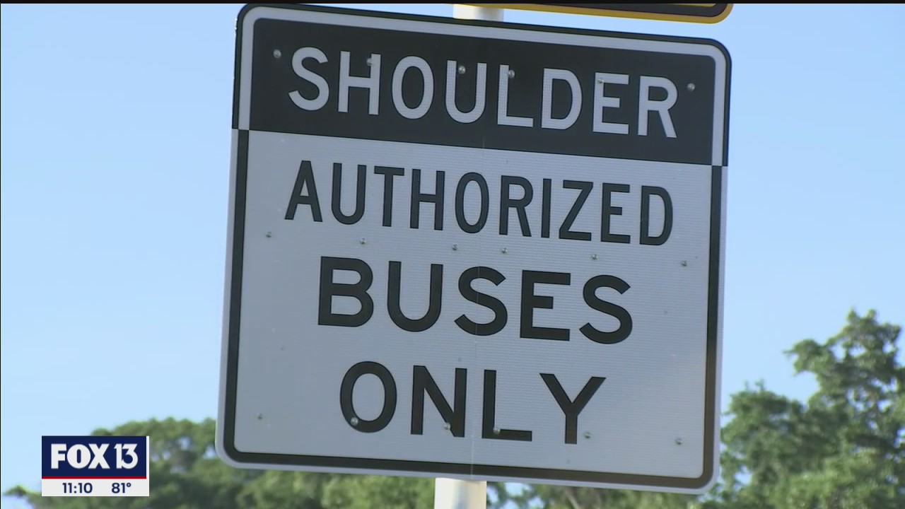 Buses will soon drive on shoulder of I-275