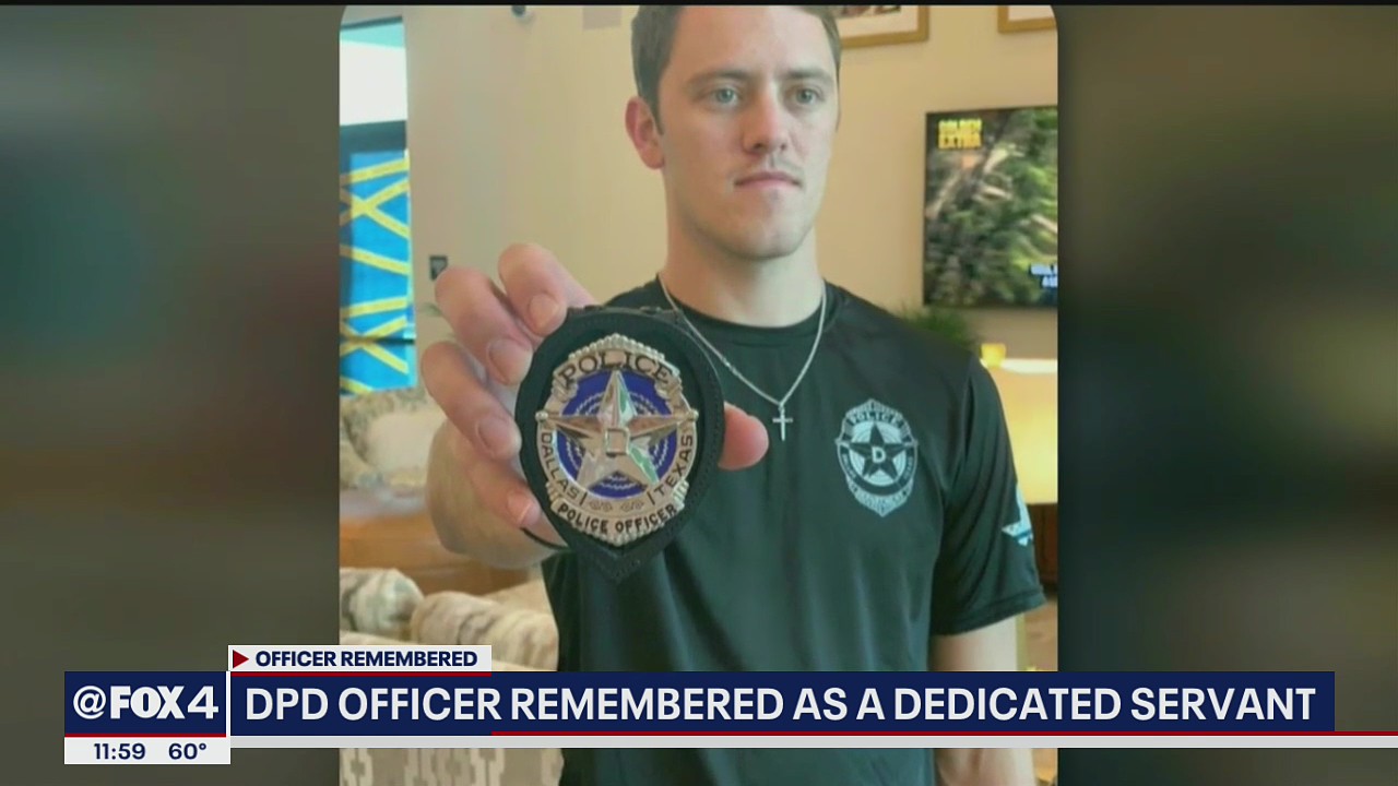 Dallas officer remembered as dedicated servant