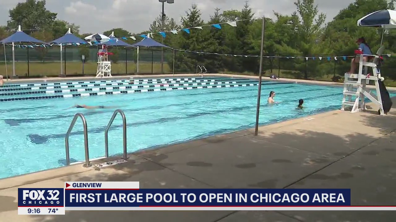 Public pool in Glenview is first to open in Chicago area amid COVID-19 pandemic
