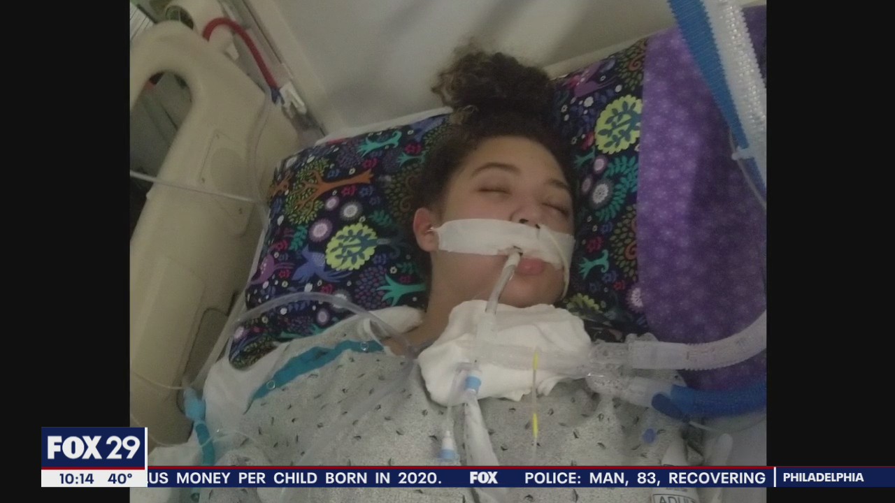 Teen home for the New Year after long battle with encephalitis