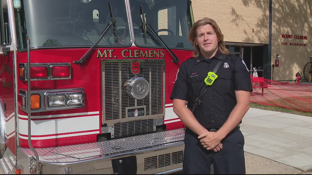 Mount Clemens firefighter donates hair to Maggie's Wigs 4 Kids