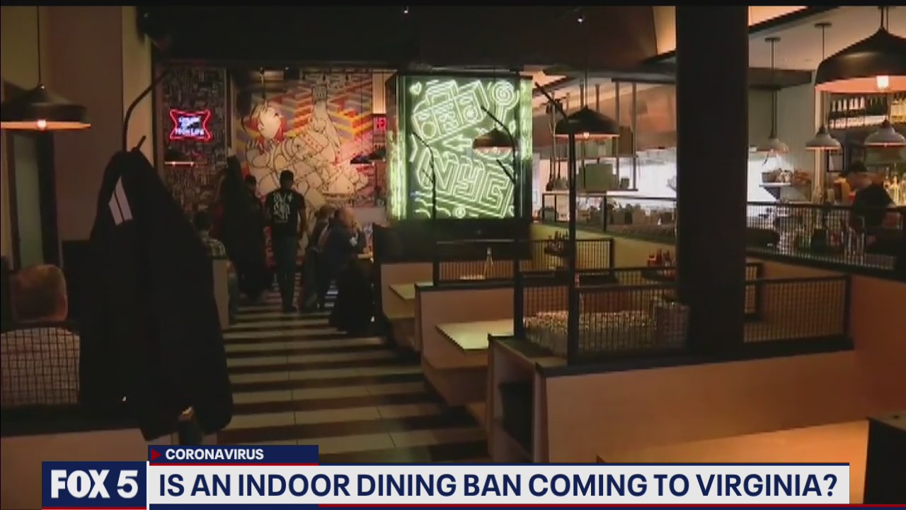 Is an indoor dining ban coming to Virginia?