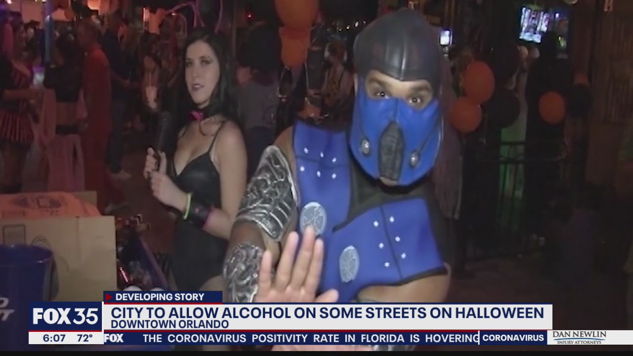 City to allow alcohol on some streets on Halloween