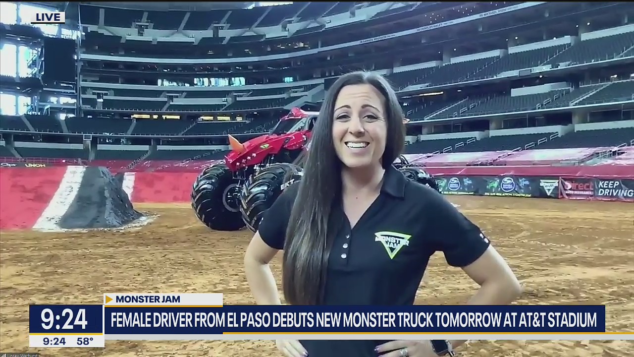 Monster Jam returns to AT&T Stadium with new female-driven truck