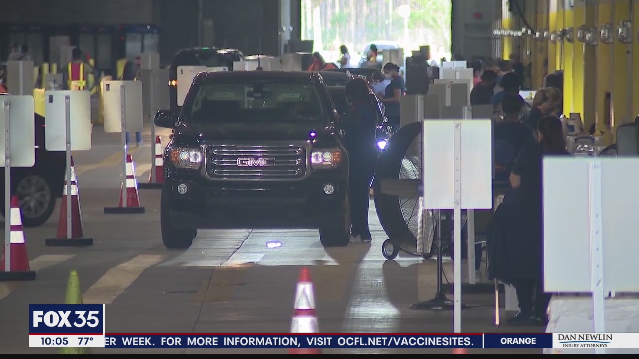 Last call for first doses at Orange County Convention Center