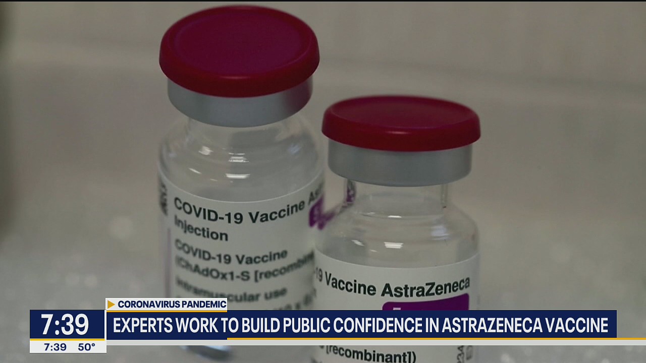 Experts work to build confidence in Astrazeneca vaccine