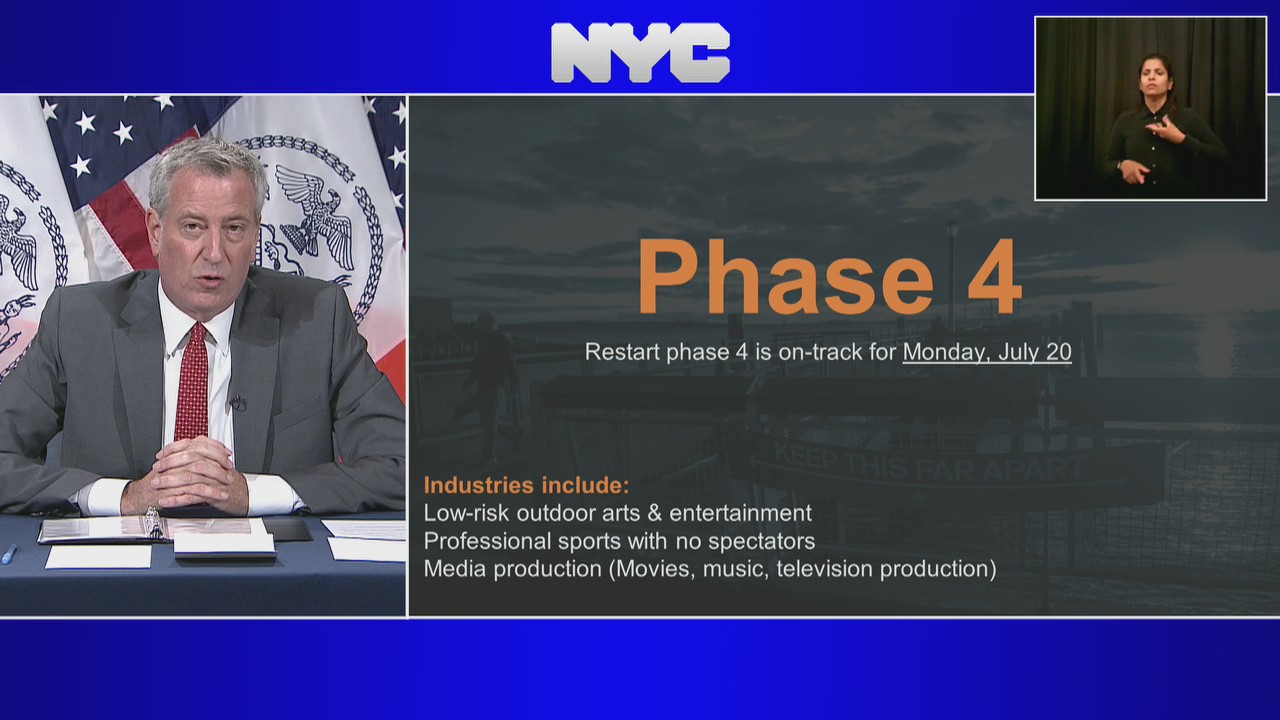 Phase 4 in NYC