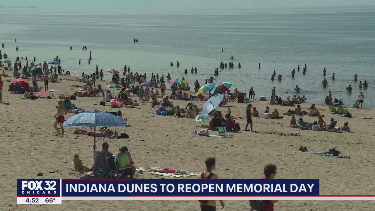 Indiana beaches and most public pools set to reopen on Memorial Day