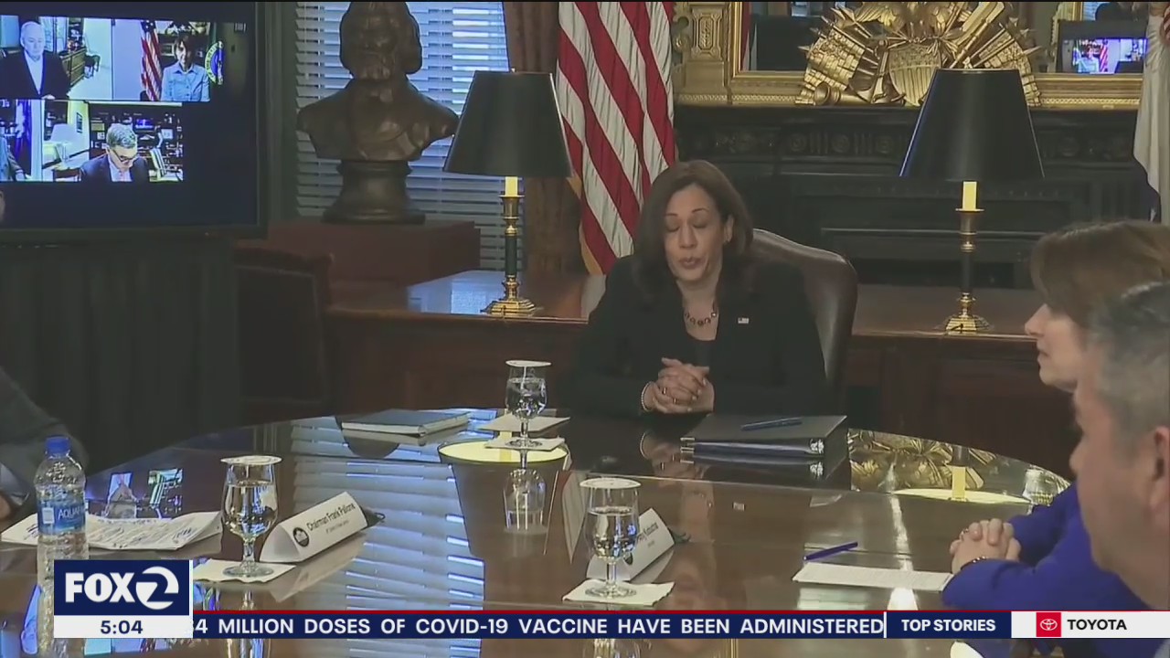 Vice president Kamala Harris speaks of connections in San Jose