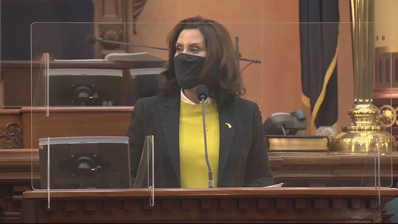 Biden and Harris votes cast by Michigan Electoral College