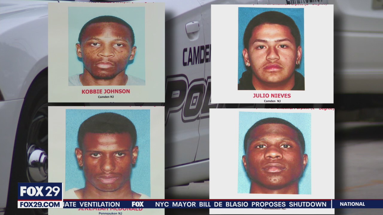 4 charged with attempted murder after shots fired at Camden officers' home