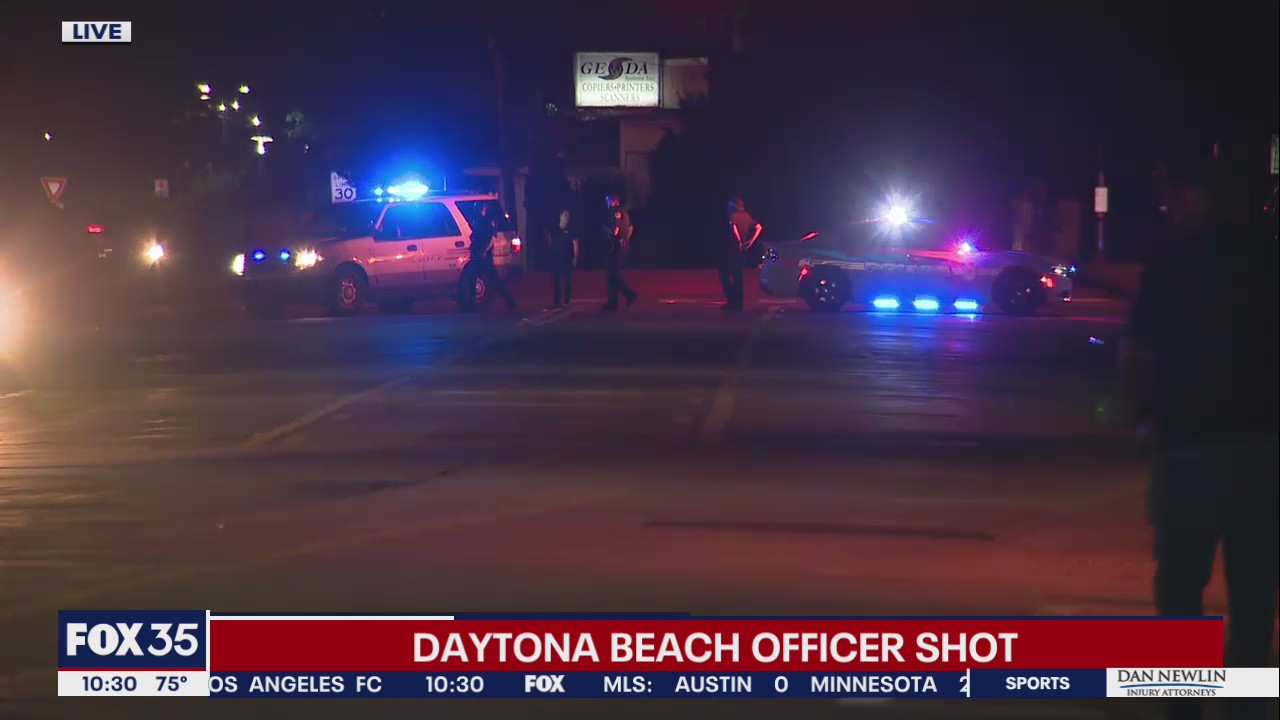 Daytona Beach police officer injured in shooting