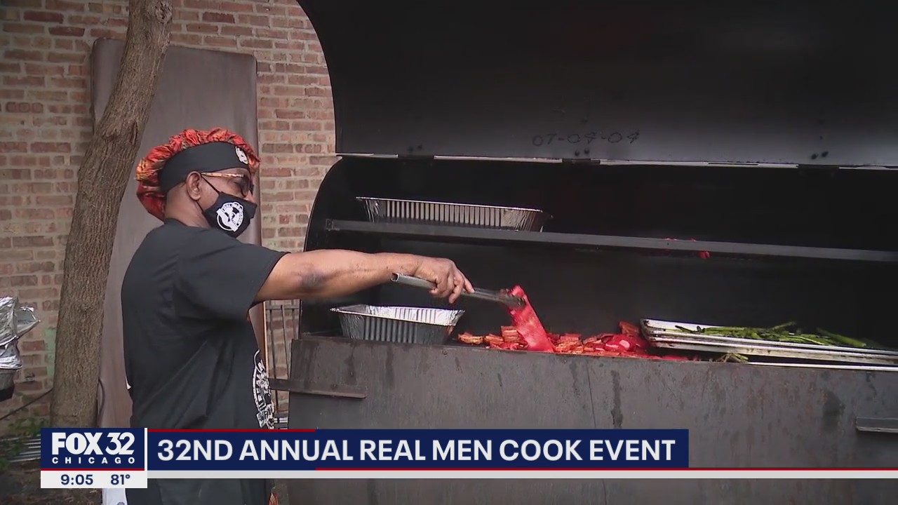 32nd Annual Real Men Cook event held in Chicago on Father's Day
